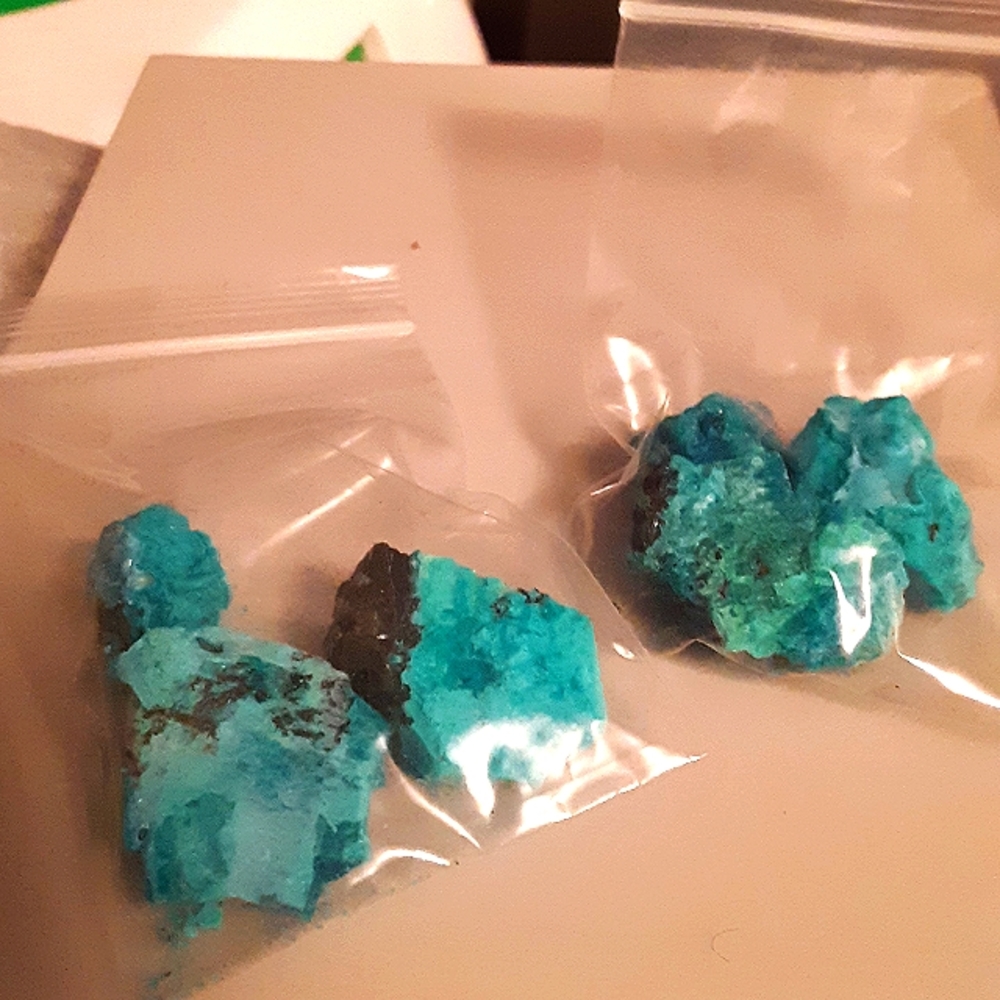 Rare Druzy Chrysocolla Rocks